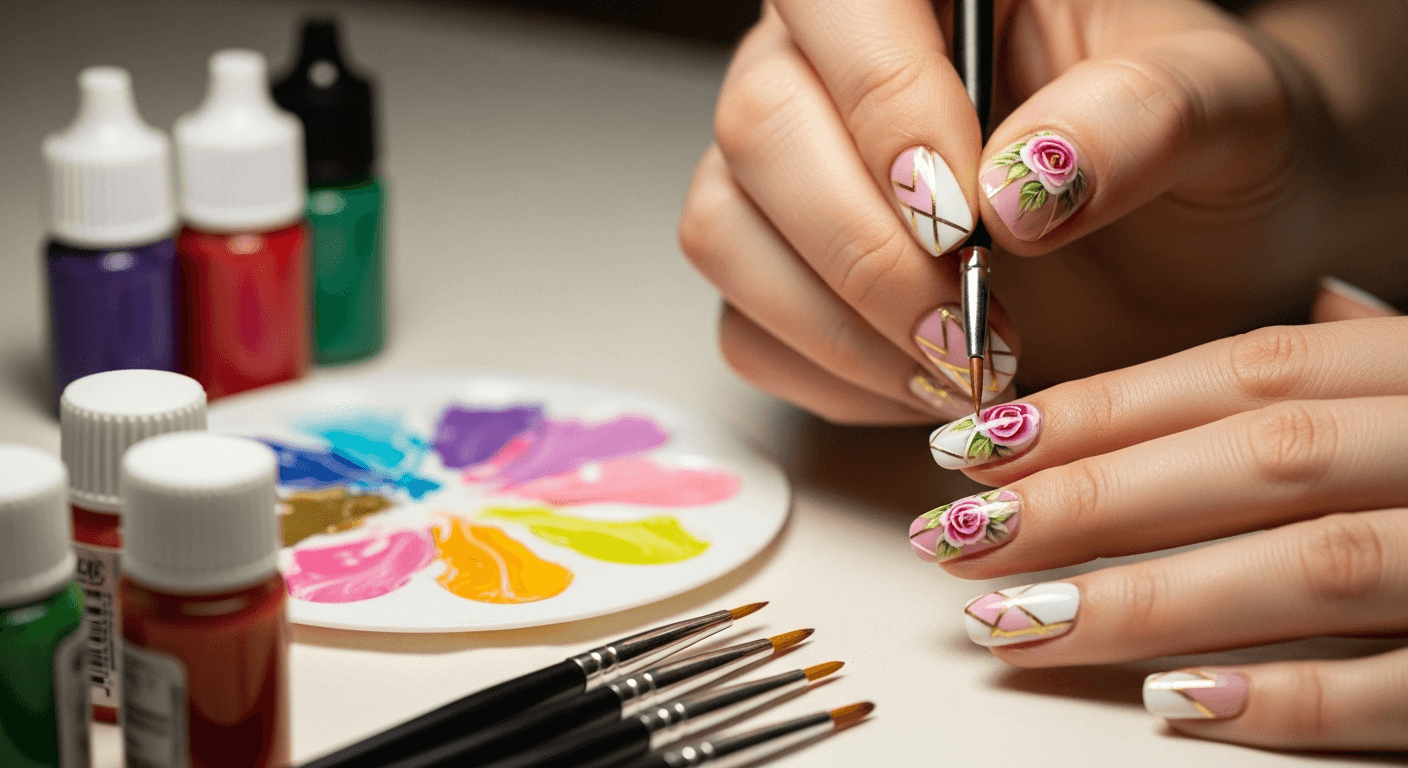 Nail Art - Zdobienia Ręczne